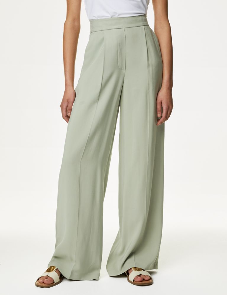 Pleat Front Wide Leg Trousers 5 of 6