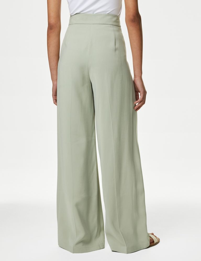 Pleat Front Wide Leg Trousers 6 of 6