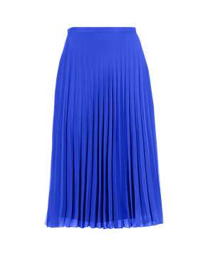 Pleated A-Line Skirt Image 2 of 4