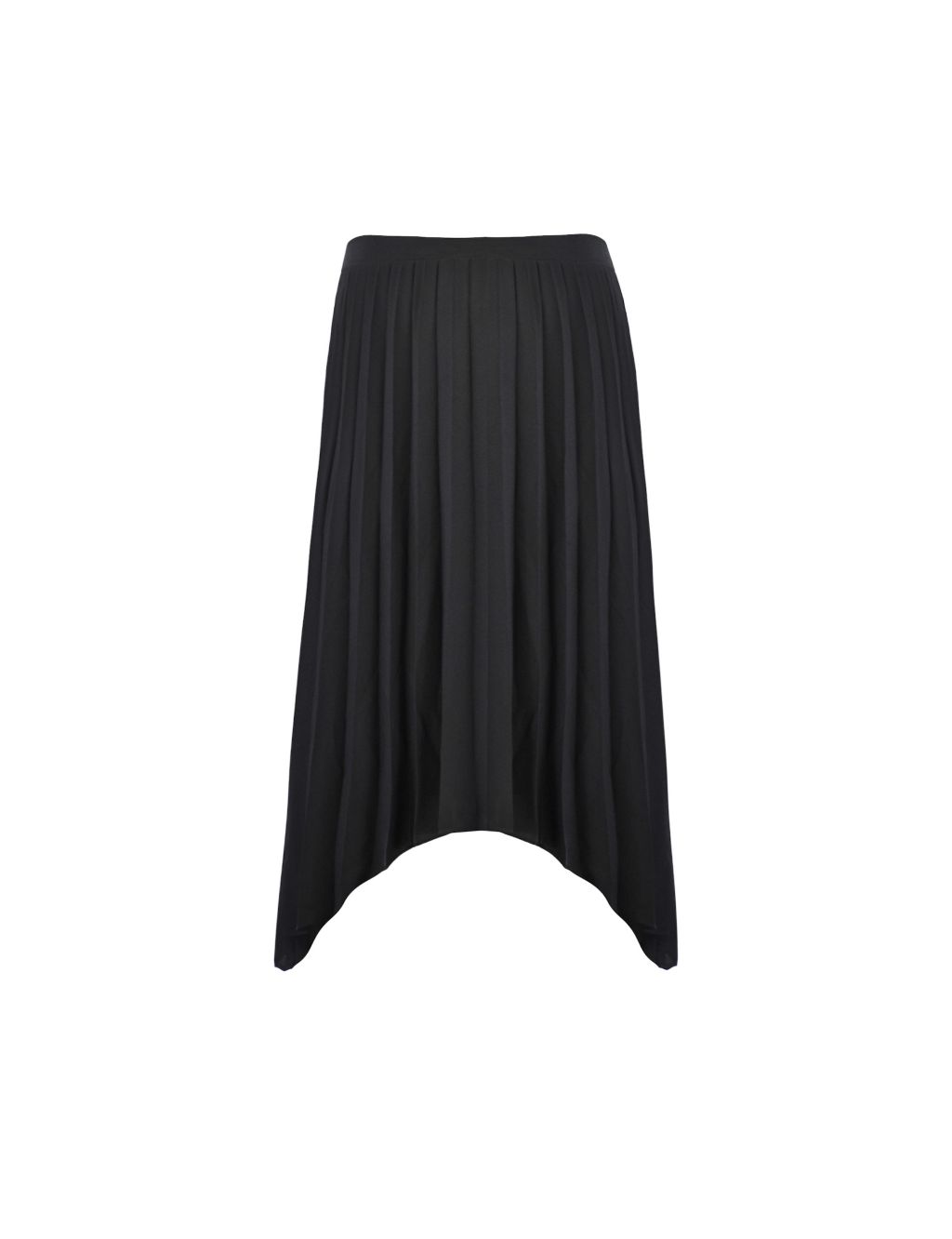 Pleated Asymmetric Midi Skirt 1 of 6