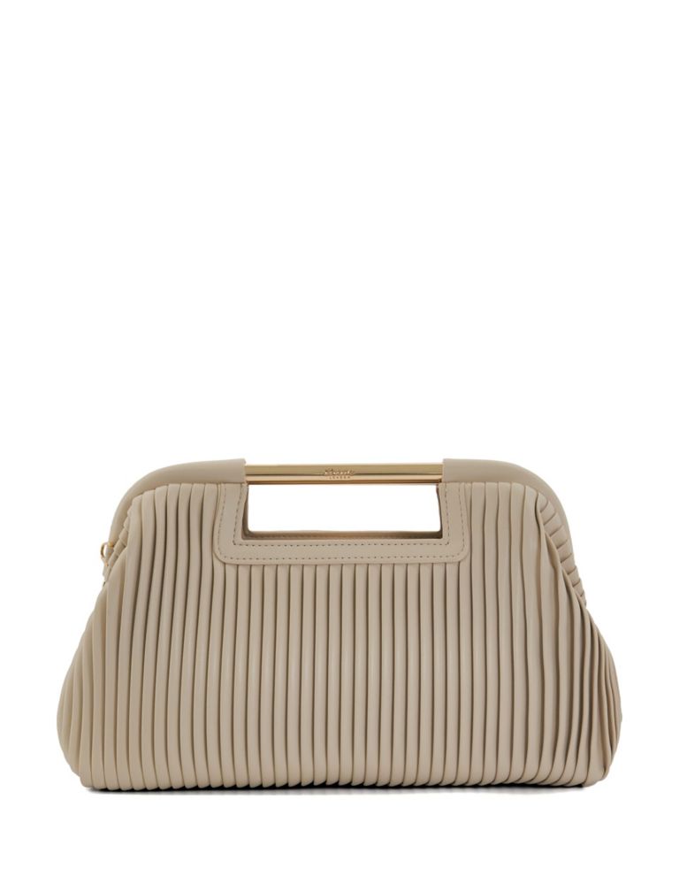 Pleated Chain Strap Clutch Bag 3 of 3