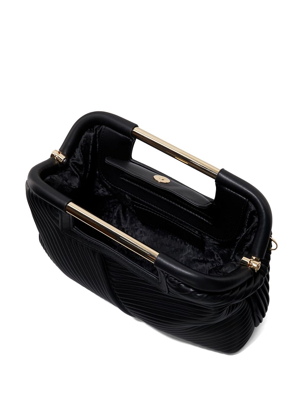 Pleated Chain Strap Clutch Bag 1 of 4
