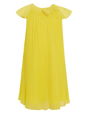 Marks and 2024 spencer pleated dress