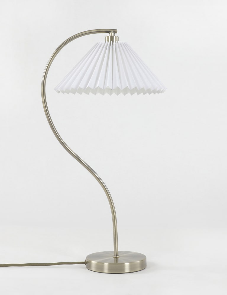 Pleated Medium Table Lamp M S Collection M S