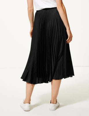 Gold pleated skirt marks and clearance spencer