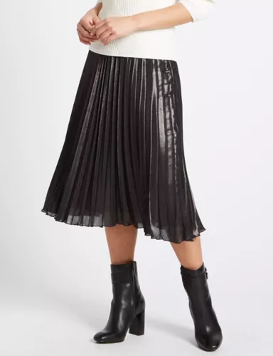 Pleated Midi Skirt 1 of 3