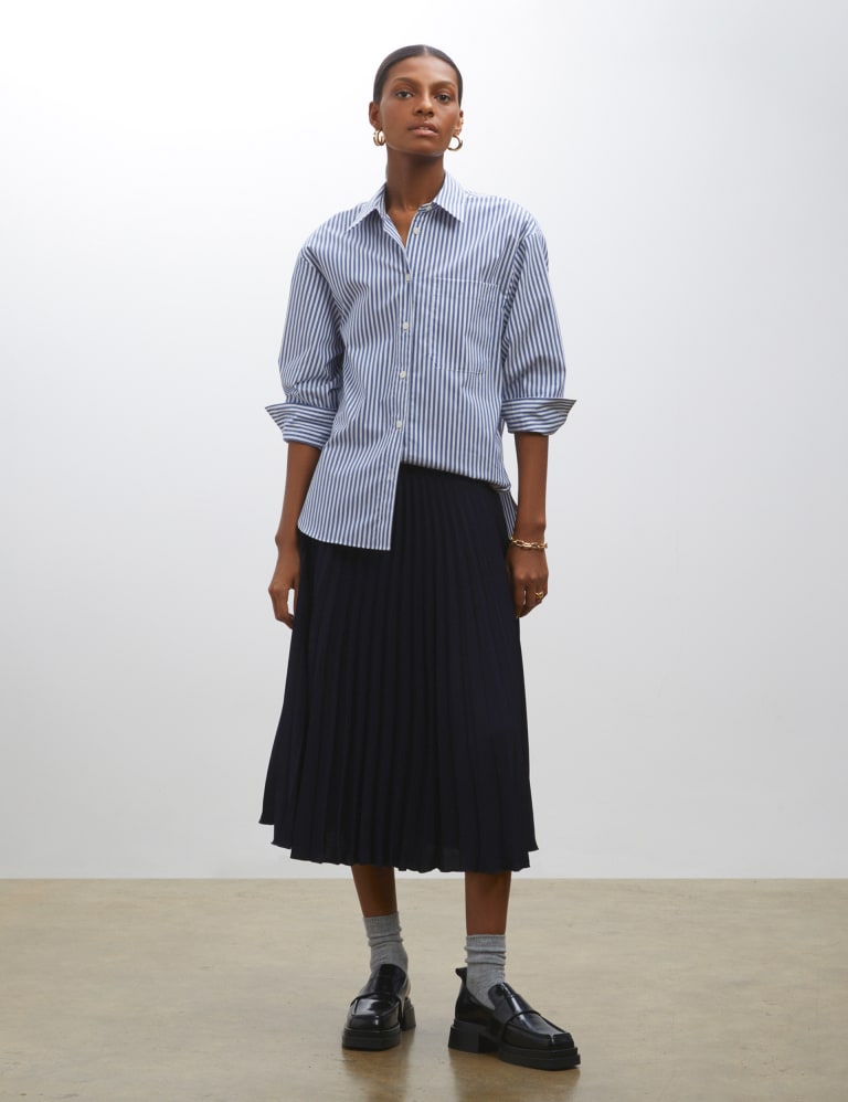 Pleated Midi Skirt 1 of 3