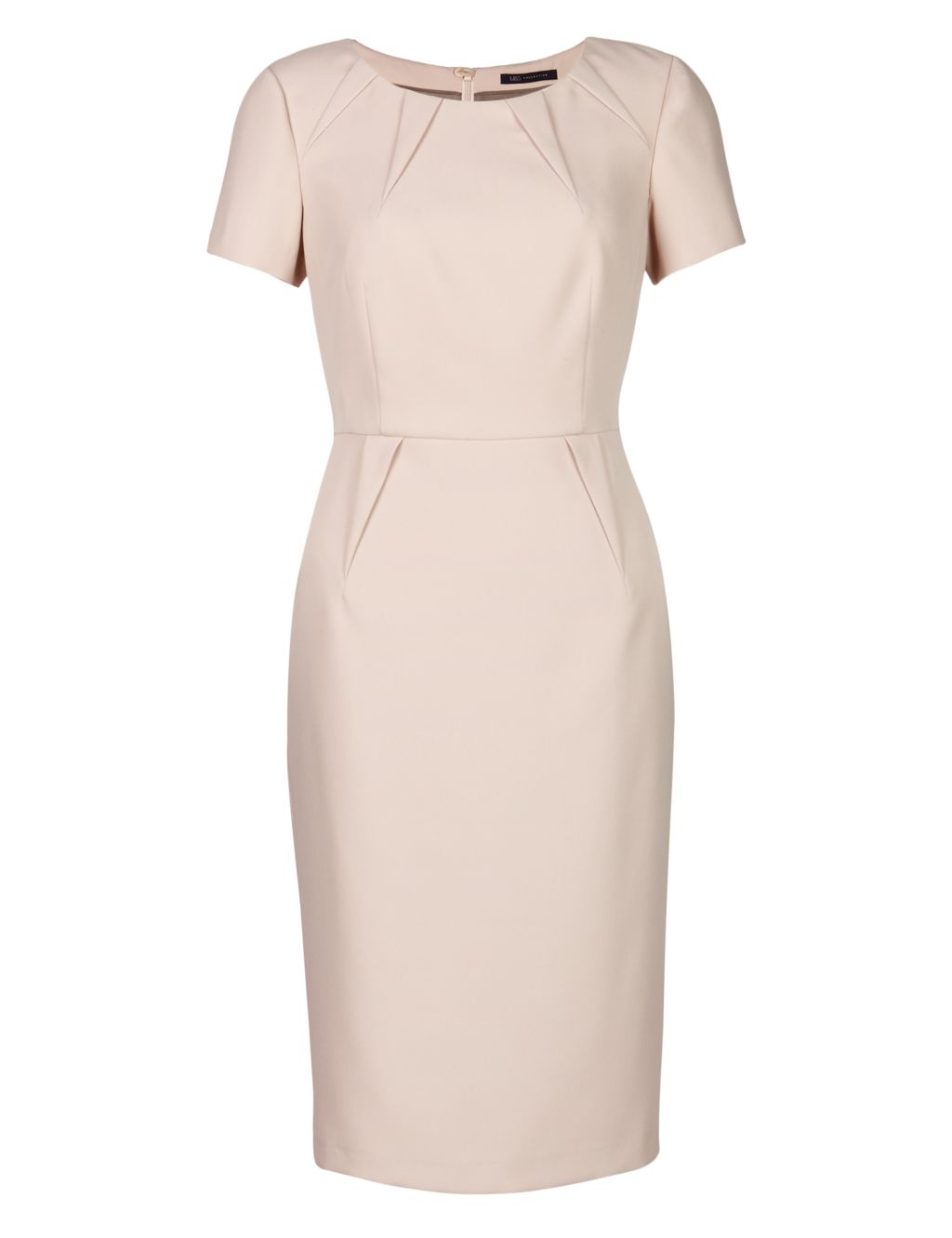 Pleated Neck Shift Dress | M&S Collection | M&S