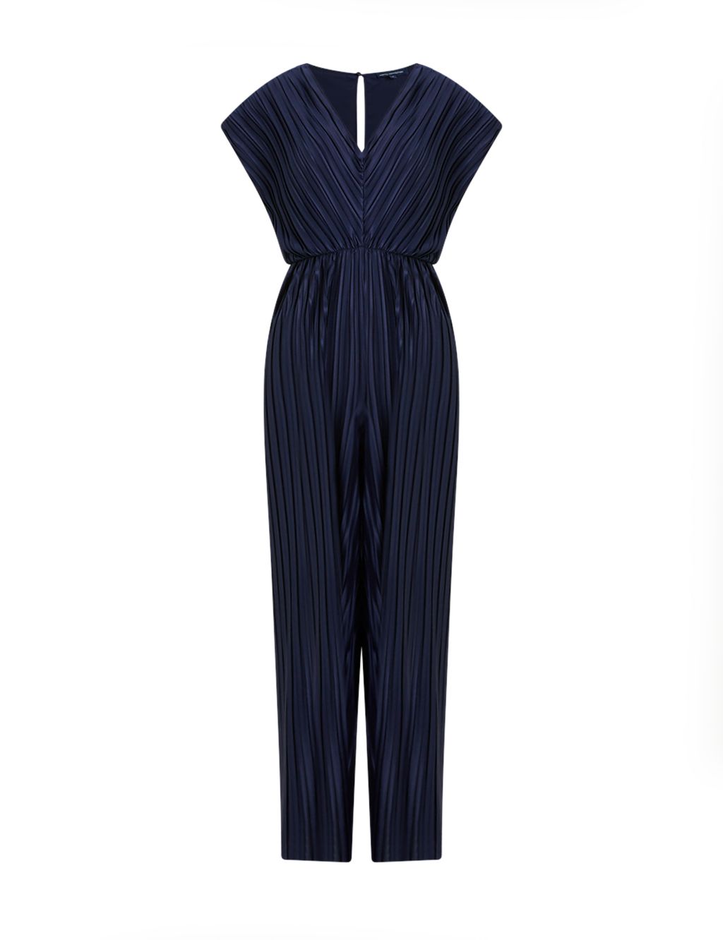 Buy Pleated Short Sleeve Waisted Jumpsuit | French Connection | M&S
