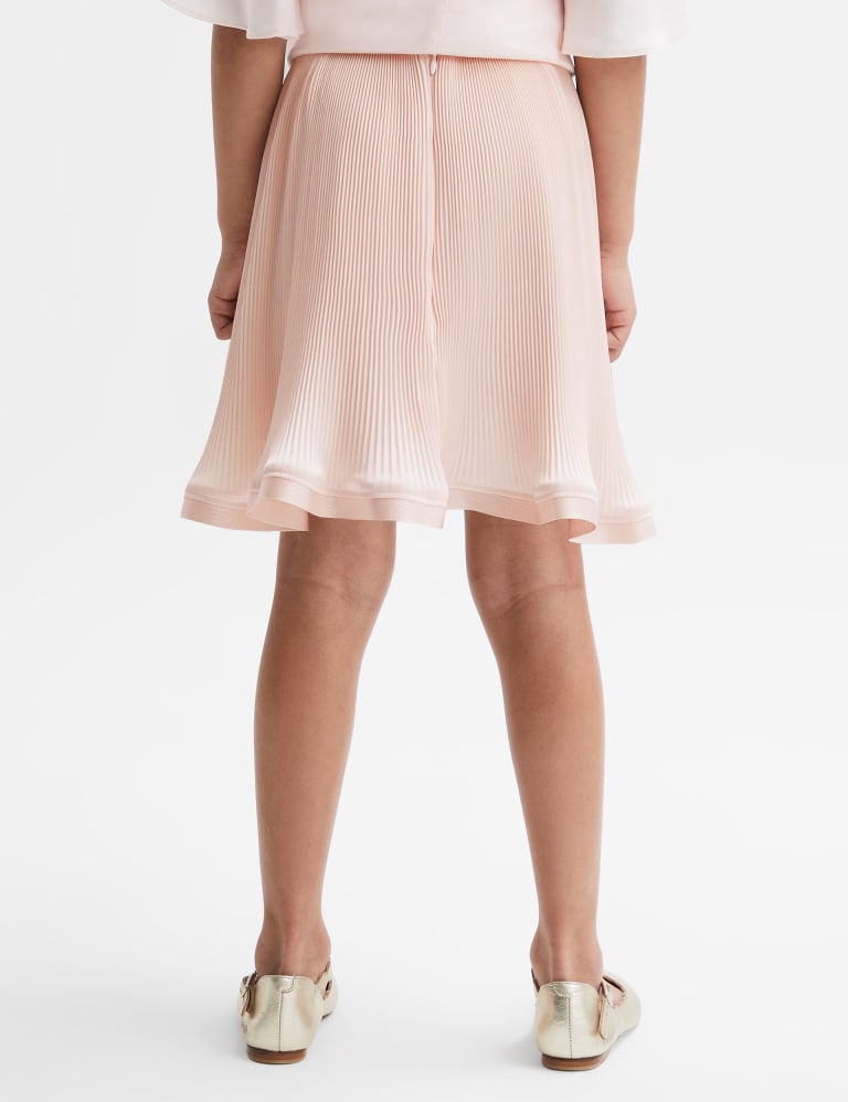 Reiss white pleated skirt sale