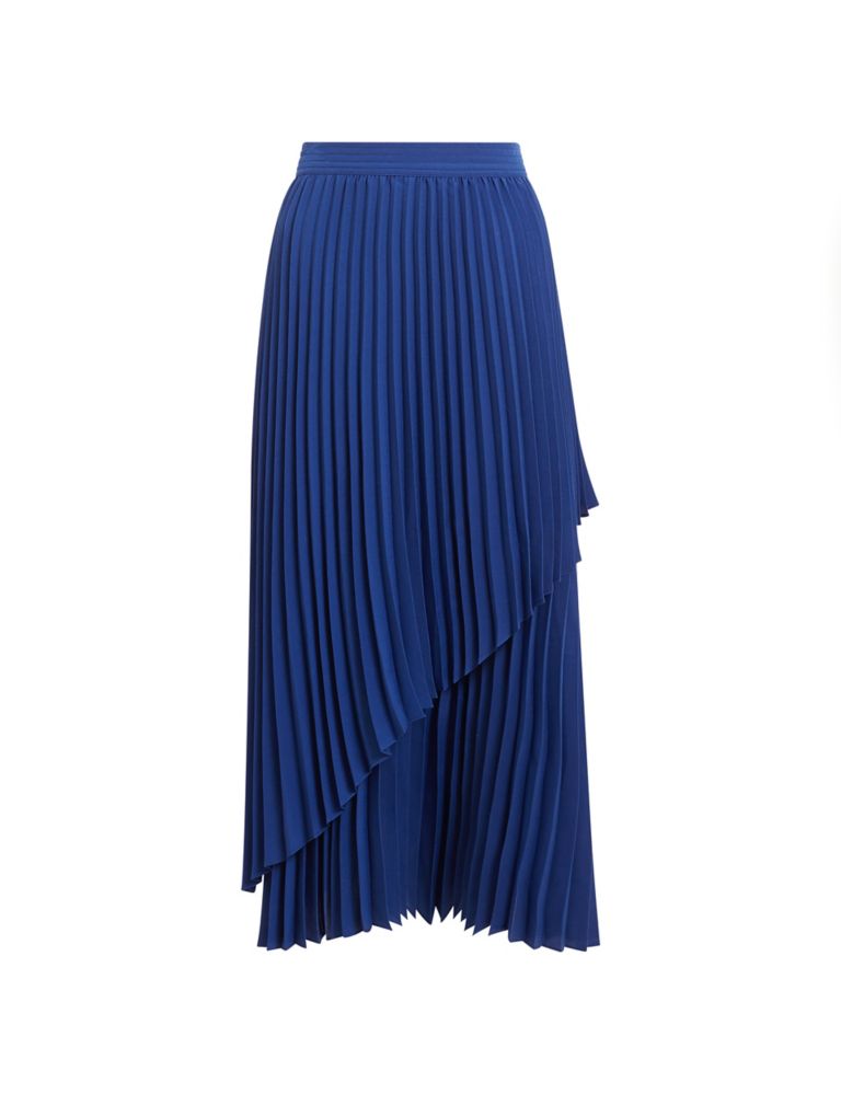 Pleated Tiered Midi Skirt | French Connection | M&S