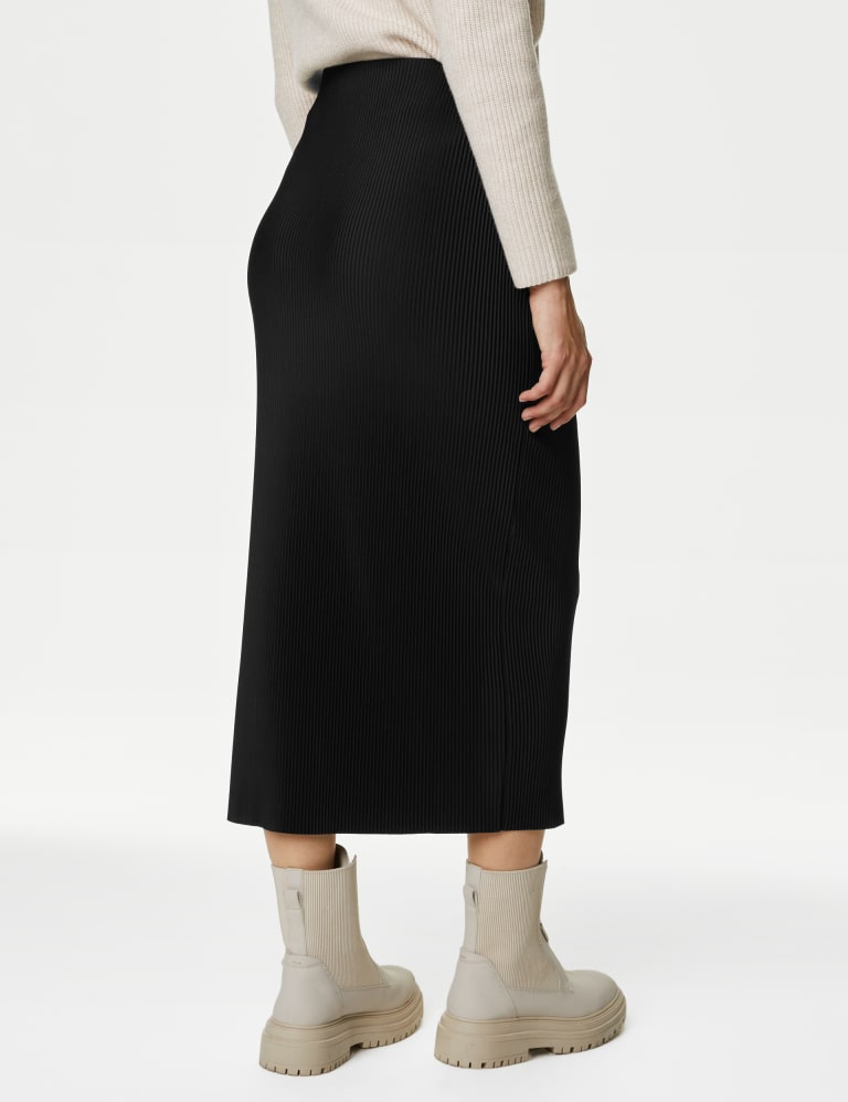 Plisse Midaxi Slip Skirt, M&S Collection