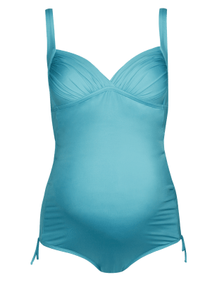 Plunge Flat Maternity Swimsuit, M&S Collection