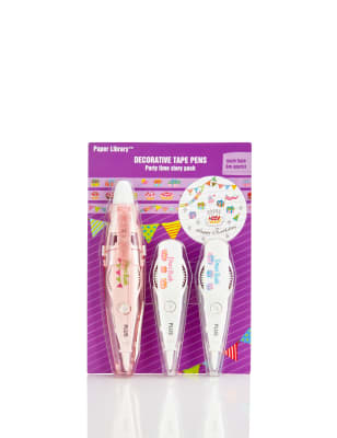 Plus Deco Rush Party Time Tape Pens M S