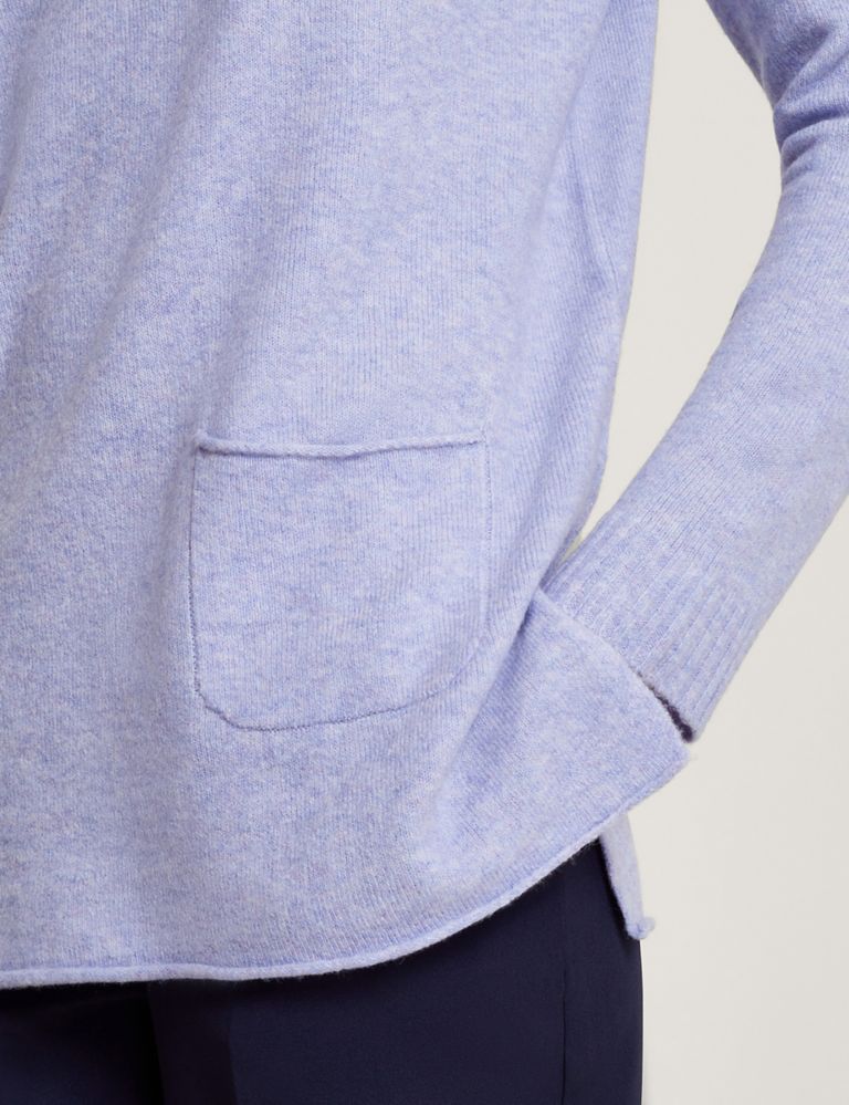 Pocket Detail Longline Jumper with Wool 5 of 5