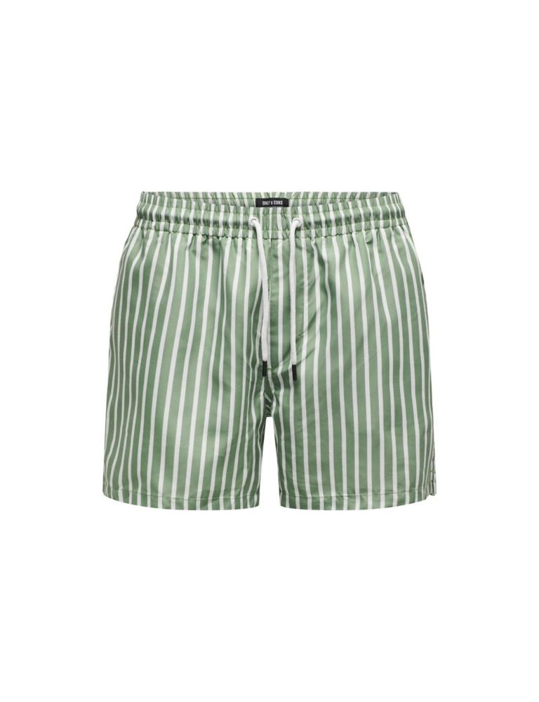 Pocketed Striped Swim Shorts 2 of 6
