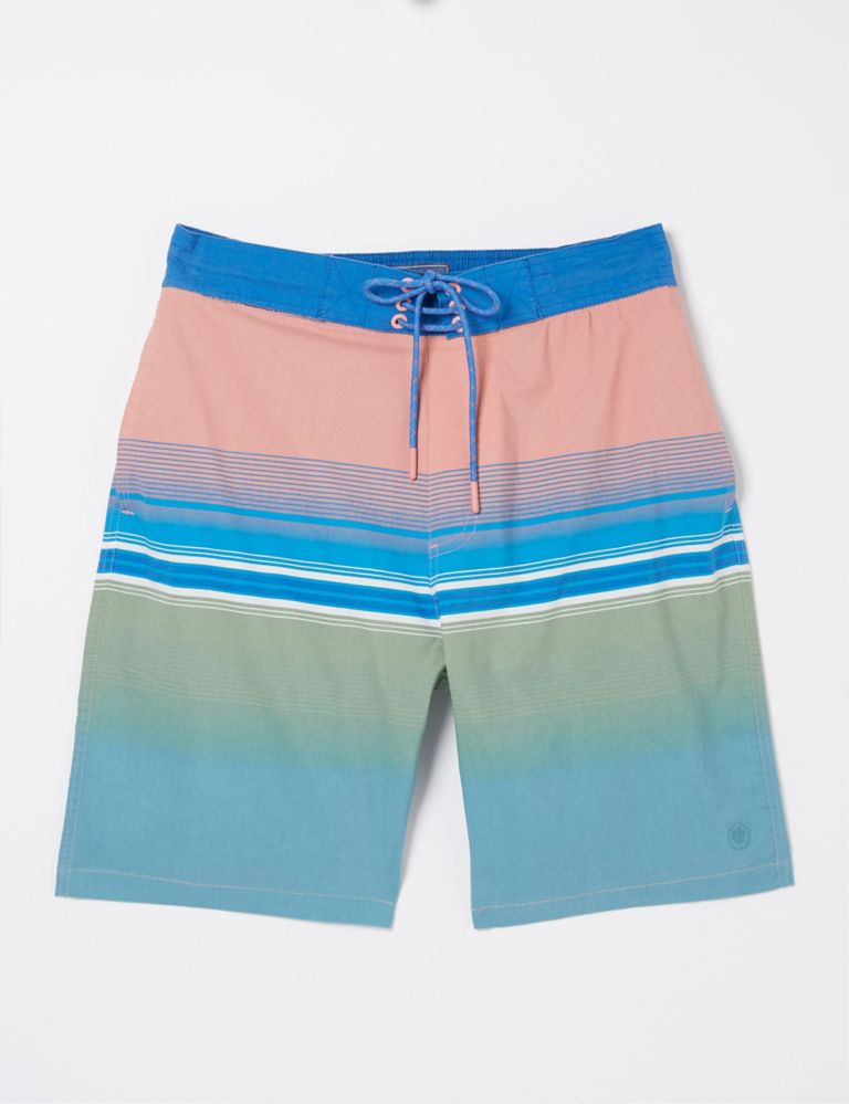 Pocketed Striped Swim Shorts 2 of 4