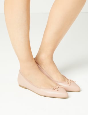 Pointed Toe Ballet Pumps M S Collection M S