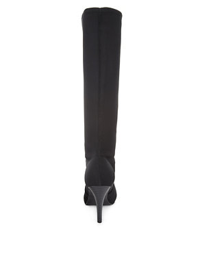 Pointed Toe Platform Stretch Long Boots with Insolia® Image 2 of 4