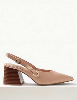 Pointed Toe Slingback Shoes Image 2 of 5