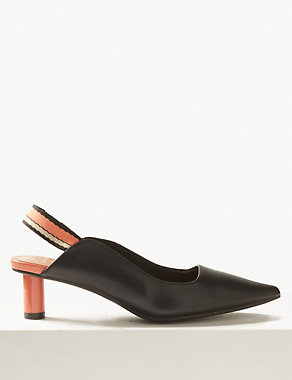 Pointed Toe Slingback Shoes Image 2 of 5