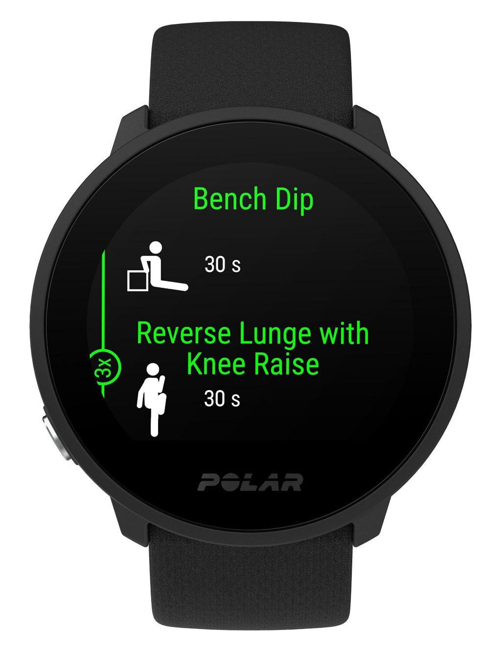 Polar Unite Fitness Tracker Black Silicone Smartwatch 4 of 8