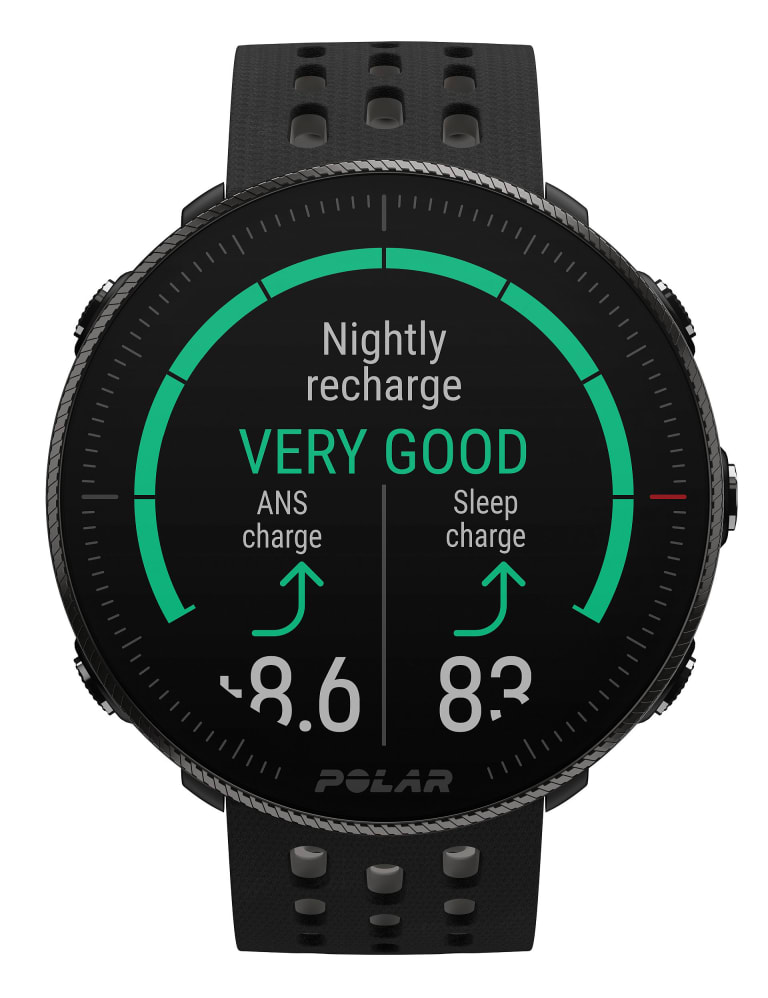 Polar Vantage M2 Running Black Silicone Smartwatch