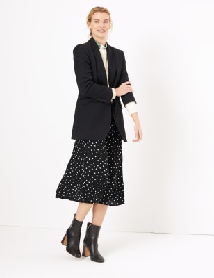 Polka Dot A-Line Midi Skirt, M&S Collection