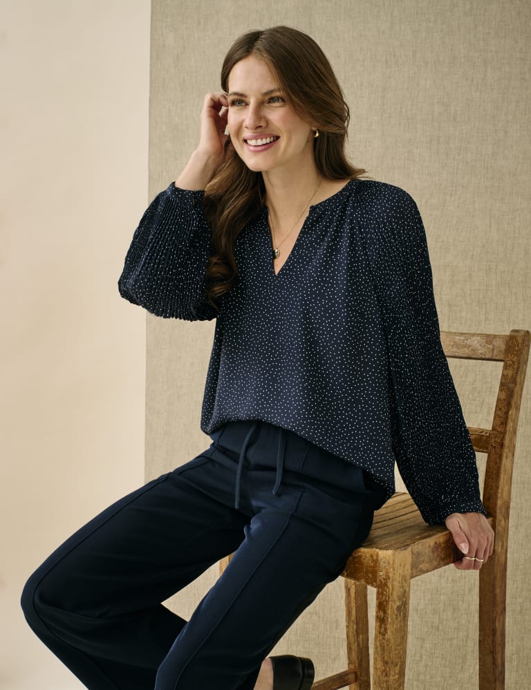 M&s polka dot blouse shop
