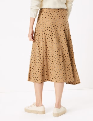 Polka dot 2025 flare skirt