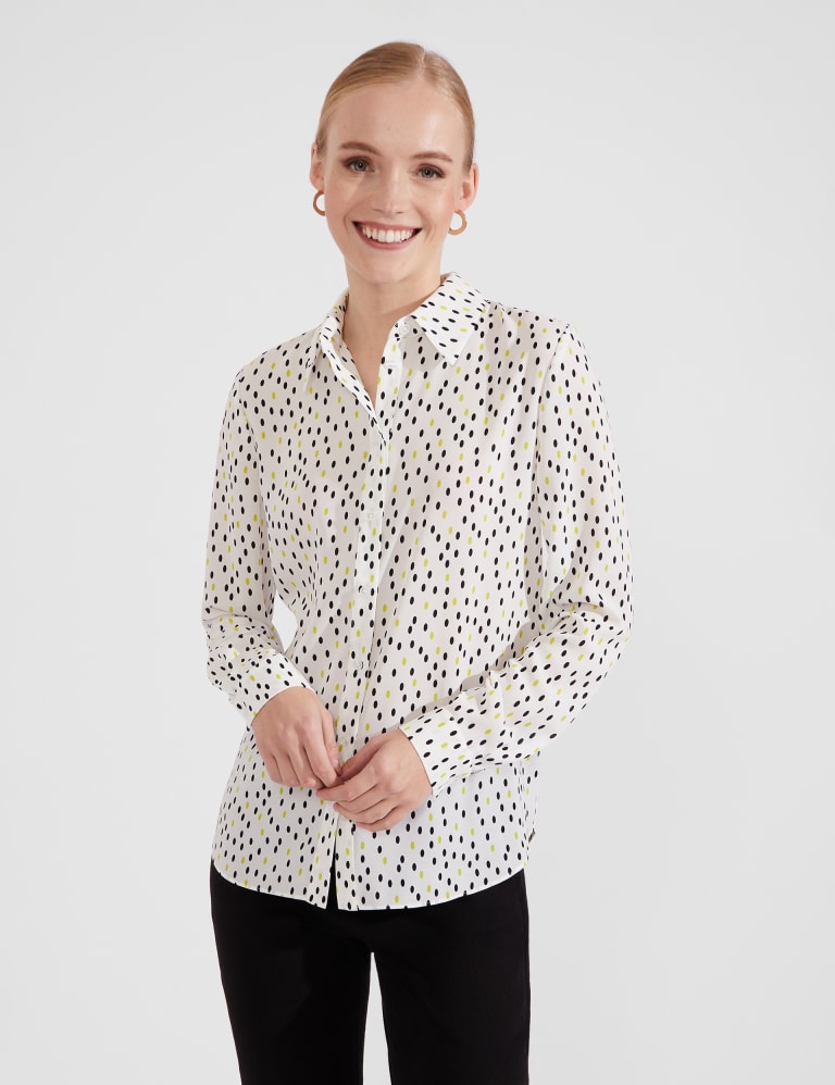 Polka Dot Collared Shirt 1 of 5