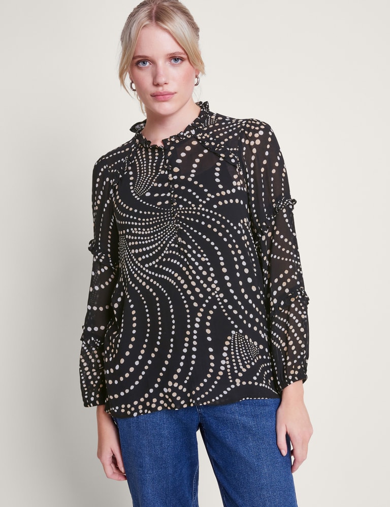 M&s polka dot blouse 2025