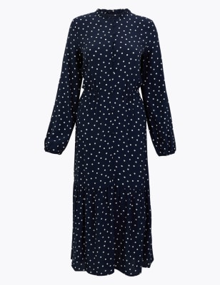 Marks and spencer navy sales dress