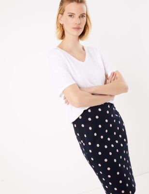 Polka dot hotsell skirt m&s