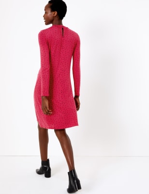 m&s jersey swing dress