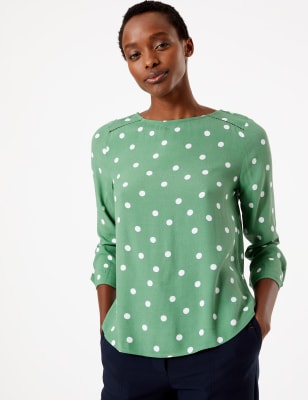 m&s jumpsuit spotty