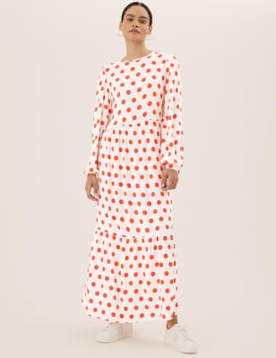 bytimo polka dot dress