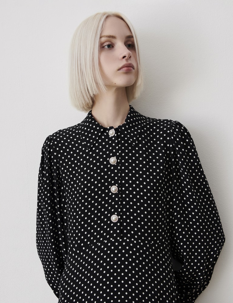 Polka dot dress m&s discount