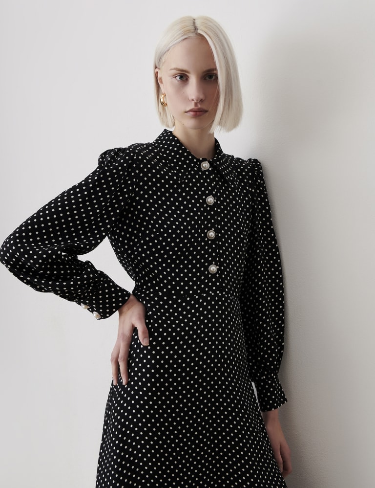 Marks and spencer polka dot dress cheap