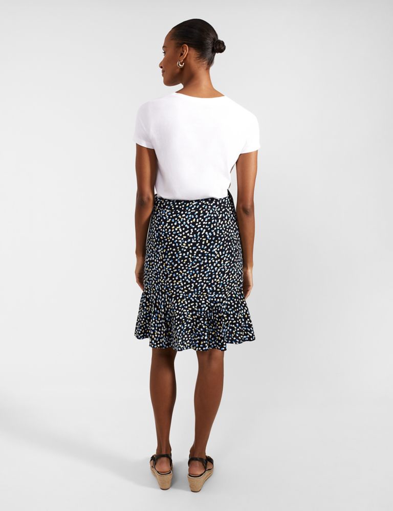Polka Dot Mini A-Line Skirt 3 of 7
