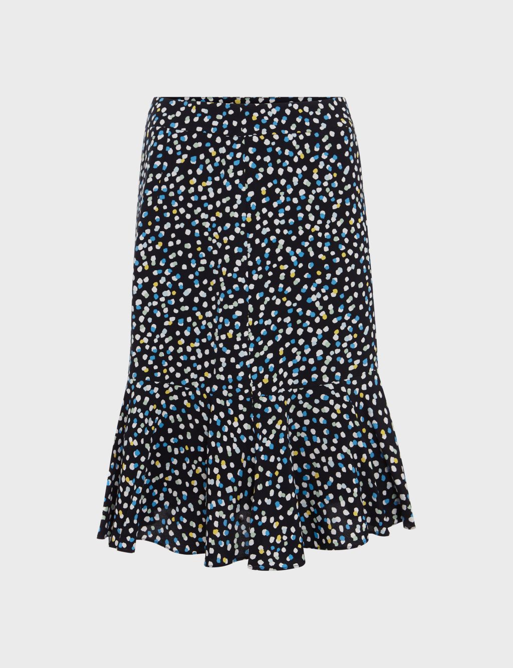 Polka Dot Mini A-Line Skirt 1 of 7