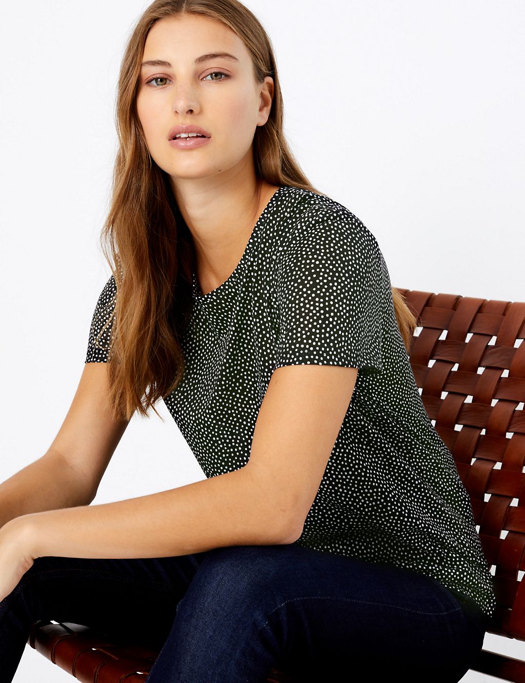 Polka Dot Relaxed Fit T-Shirt 3 of 4