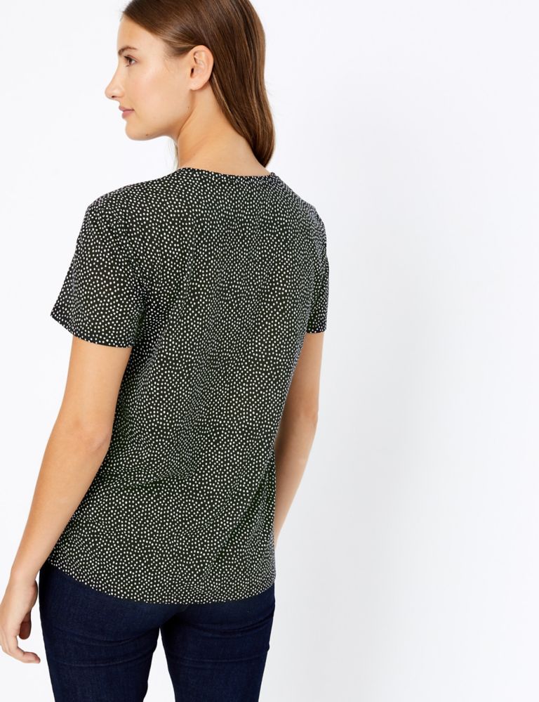 Polka Dot Relaxed Fit T-Shirt 4 of 4