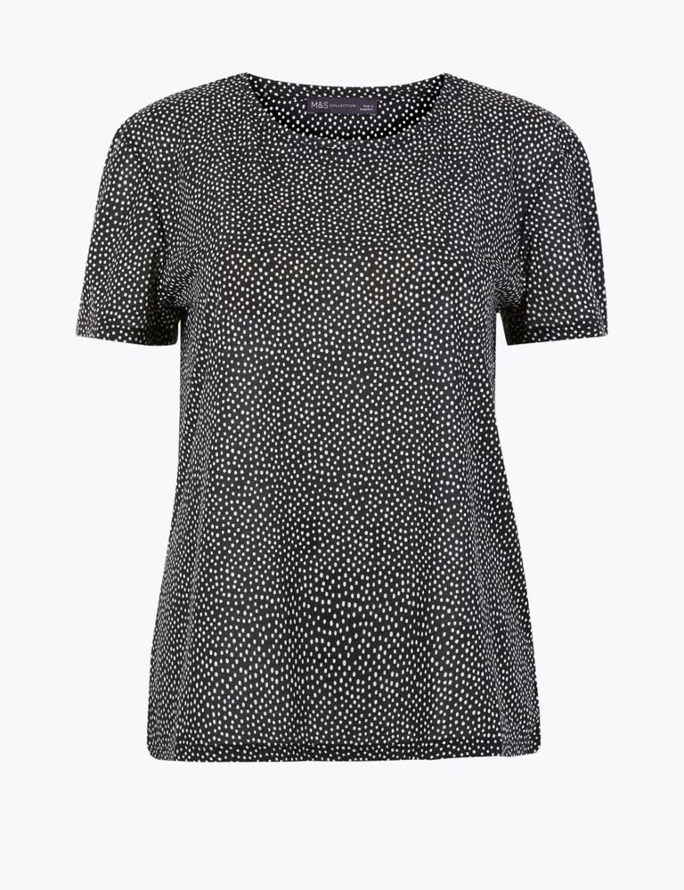 Polka Dot Relaxed Fit T-Shirt 2 of 4