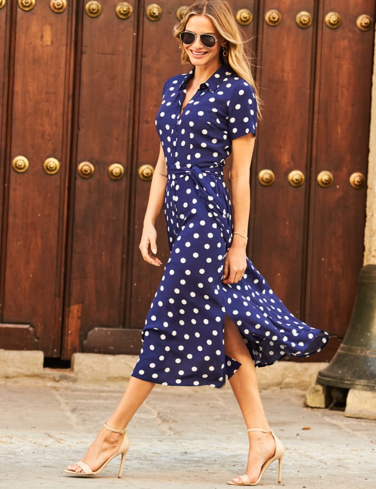 Dotty midi dress 2025