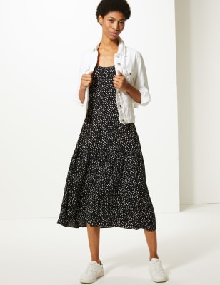 marks and spencer polka dot dress