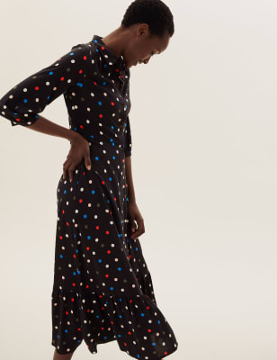 Marks and spencer spotty dress sale