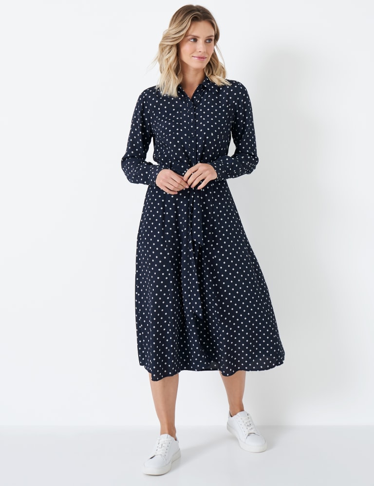 M&s polka sale dot dress