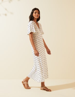 Polka dot deals midi dress