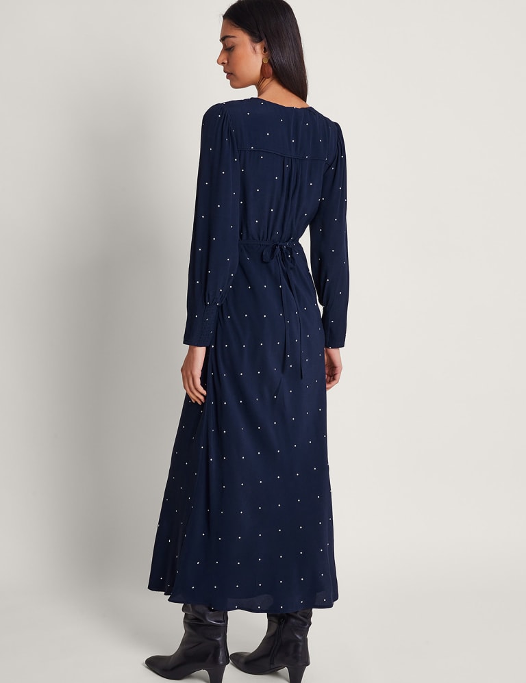 Monsoon blue best sale spot dress